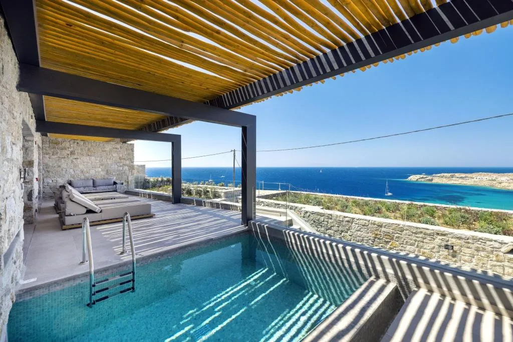 Terrace, Tropicana Hotel, Mykonos