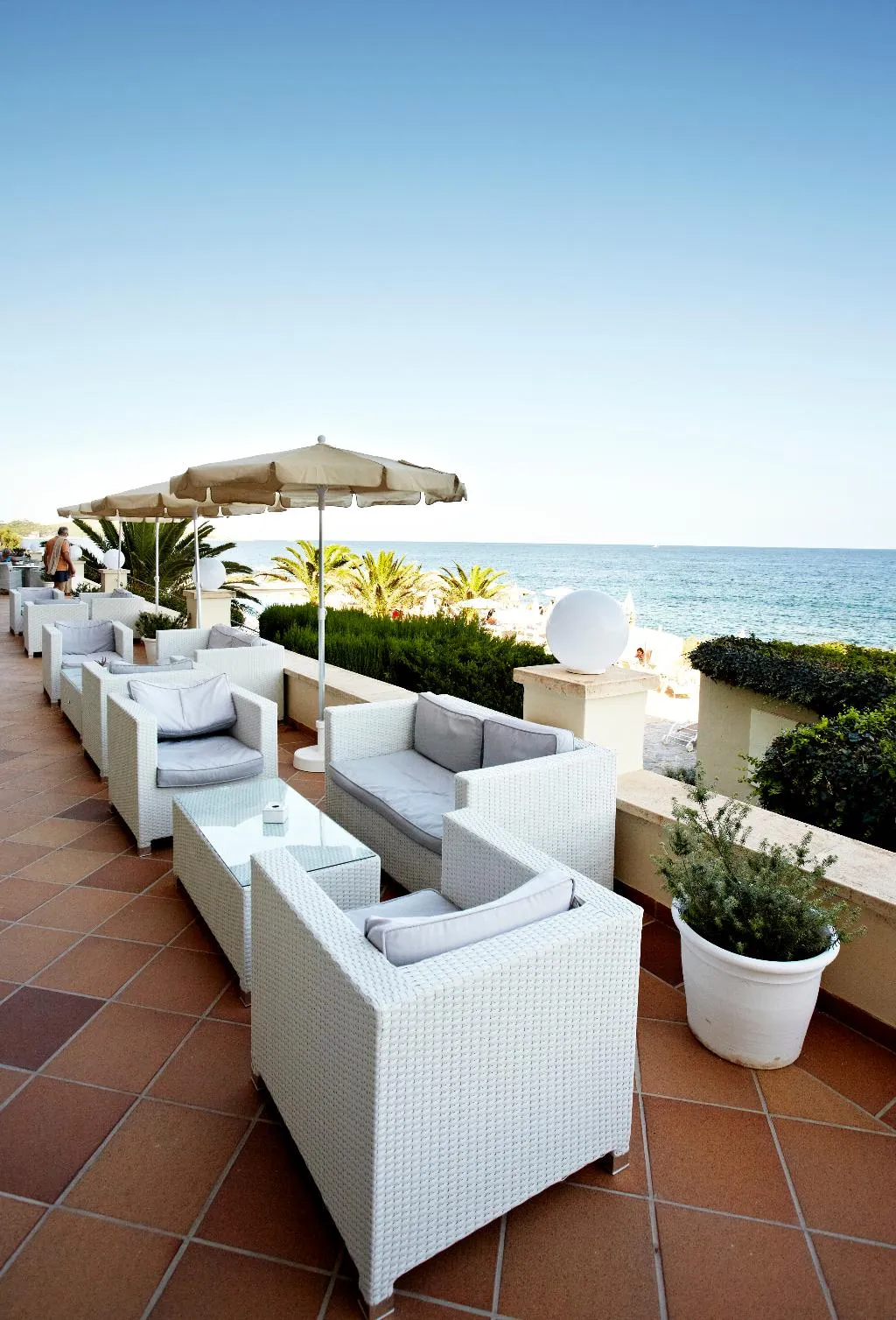 Terrace, Grupotel Aguait Resort and Spa. Adults Only, Majorca
