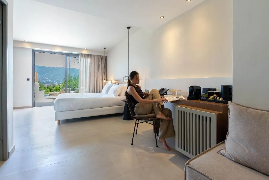 JUNIOR SUITE WITH PRIVATE POOL Room, Iolida Corfu Resort & Spa, Corfu