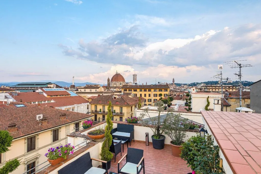 General view, Annabella Hotel Roof Terrace, Florence