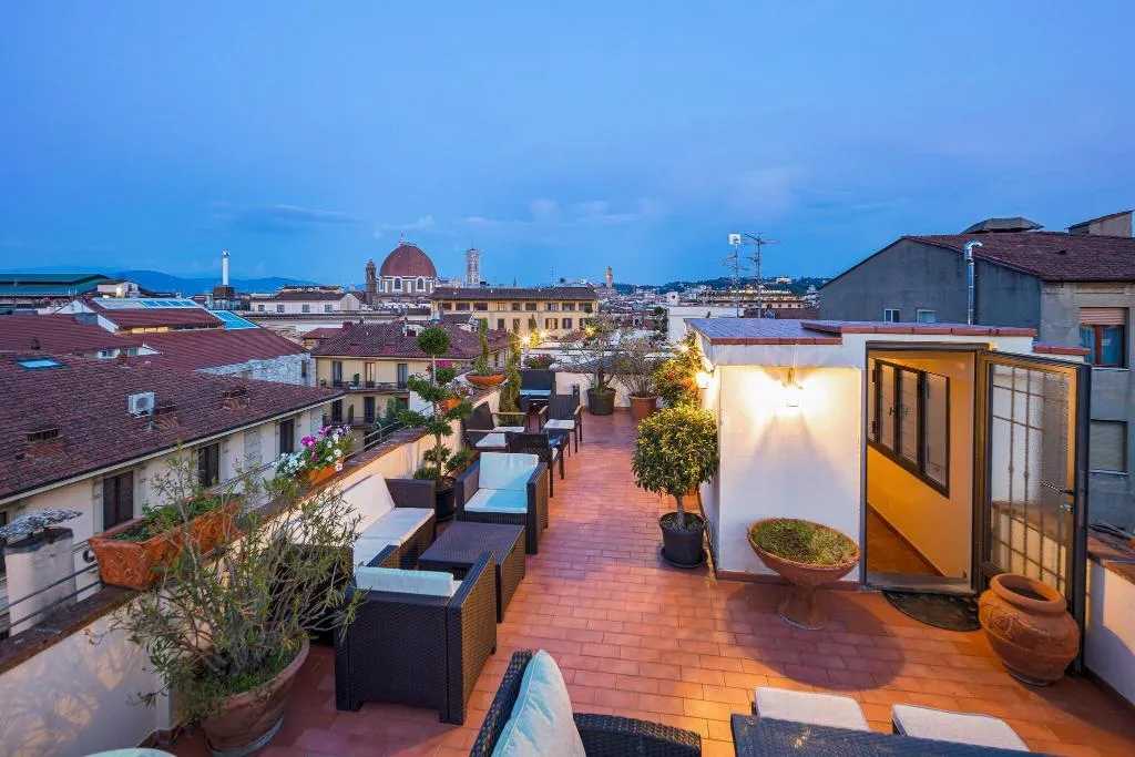 General view, Annabella Hotel Roof Terrace, Florence