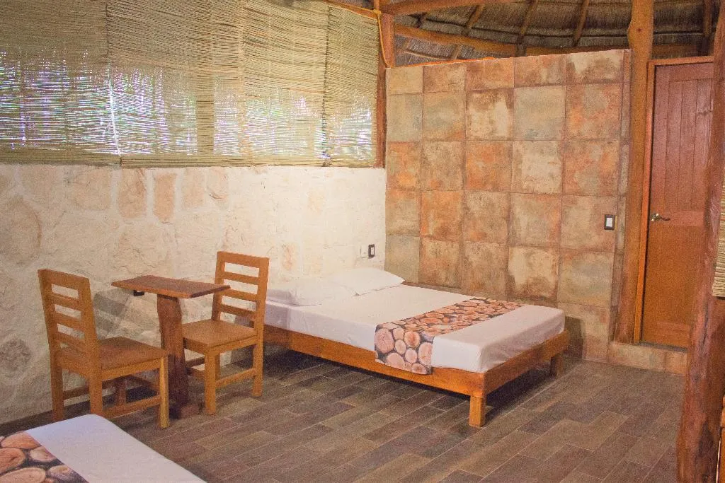 QUADRUPLE KING SIZE BED Room, Aldea Maya-Ha Cabañas Con Cenotes, Cancun Area