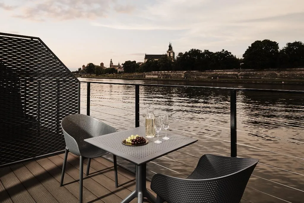 Terrace, New Port Hotel, Krakow