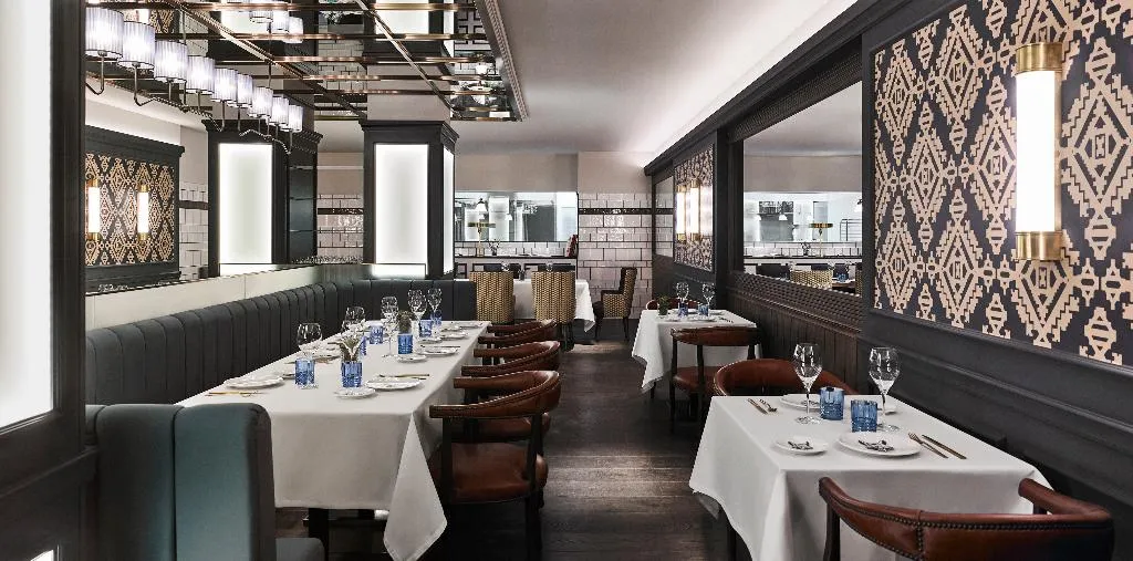 Restaurant, Gran Hotel Ingles, Madrid