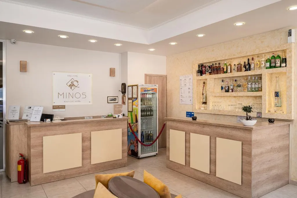 Bar, Minos Boutique Hotel Agia Galini, Crete