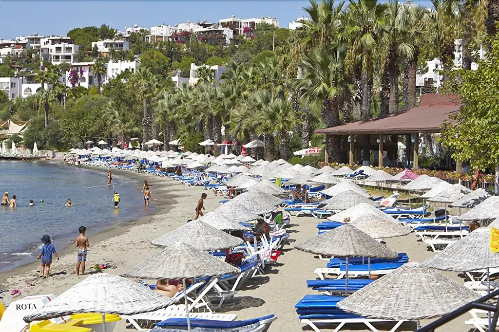 Beach, Meteor Beach Hotel, Bodrum