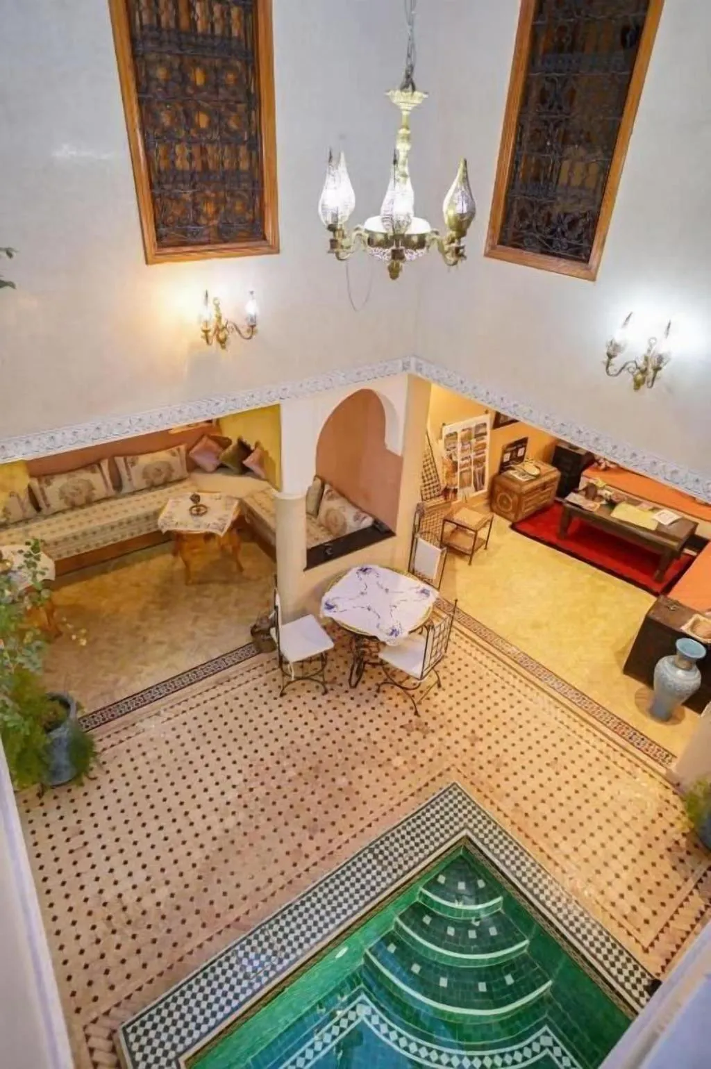 Lobby, Riad Zahri, Marrakech