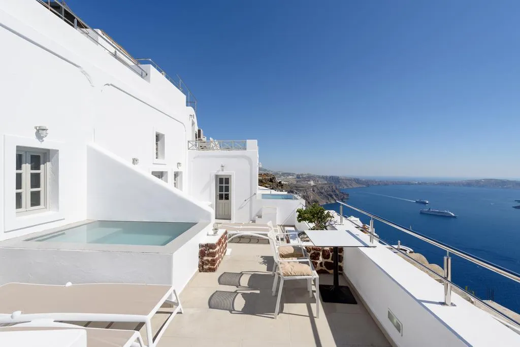 Terrace, Vista Mare Suites, Santorini