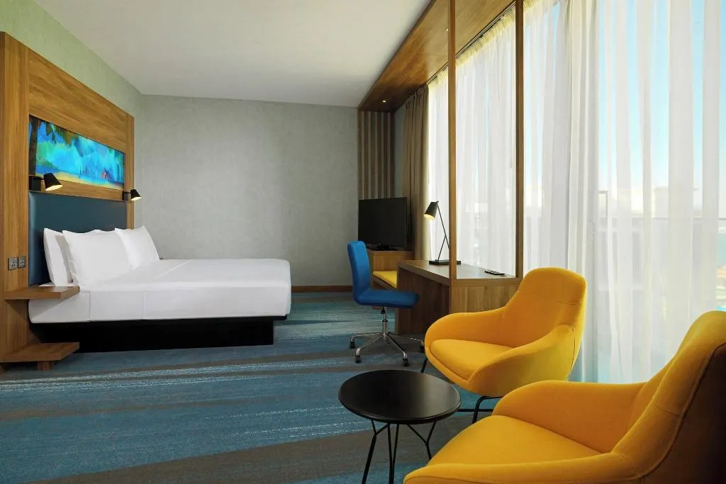 DOUBLE KING SIZE BED Room, Aloft Palm Jumeirah, Dubai