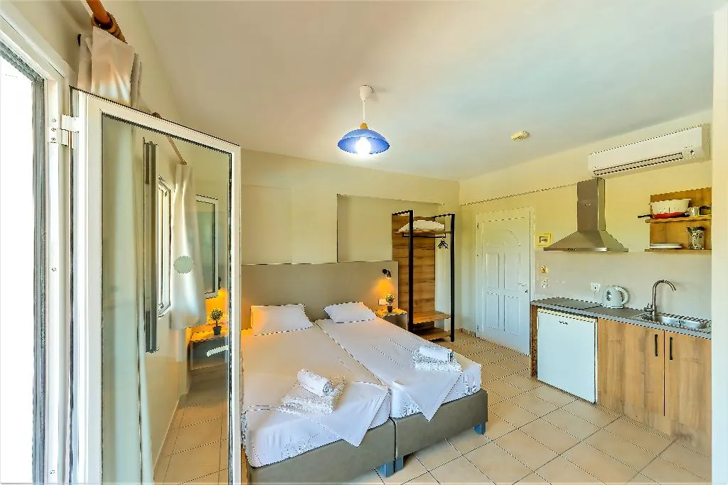 TRIPLE WITH VIEWS Room, Nikos Villas, Corfu