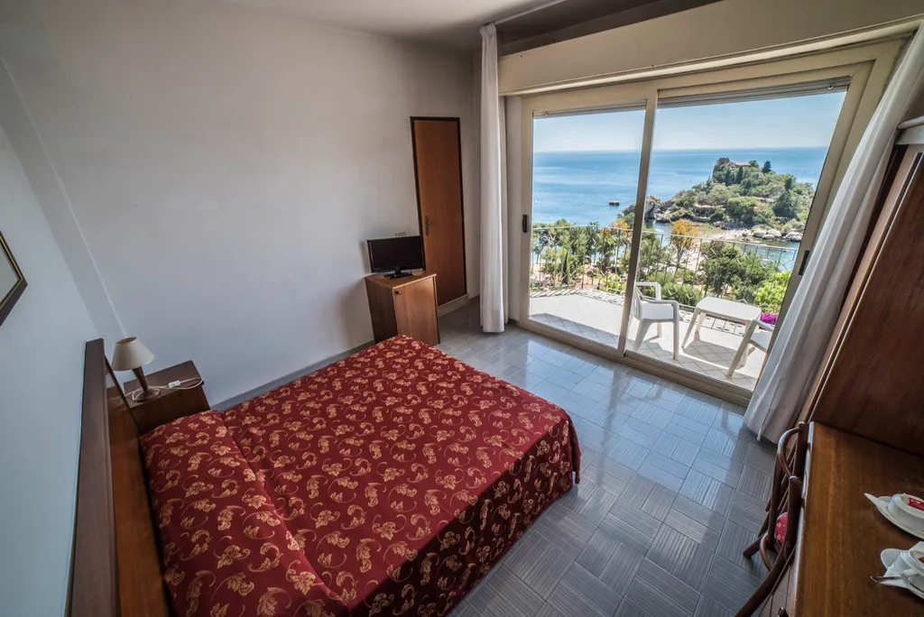 Double or Twin SEA VIEW Room, Hotel Isola Bella, Taormina