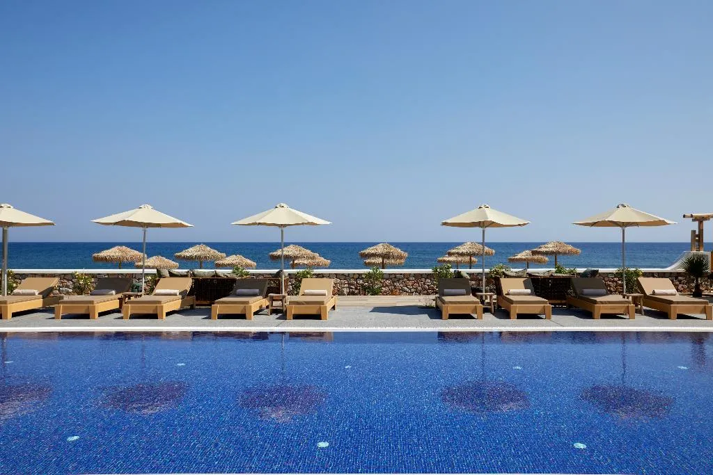 General view, Sea Breeze Santorini Beach Resort, Curio Collectio, Santorini