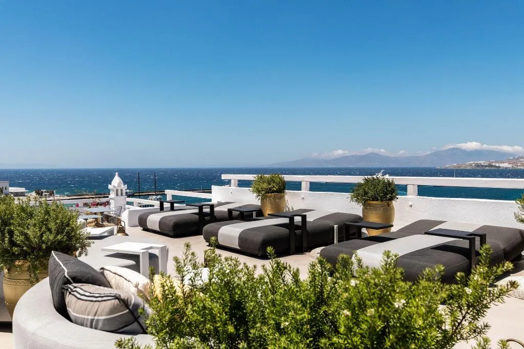 Terrace, The Townhouse Mykonos, Mykonos