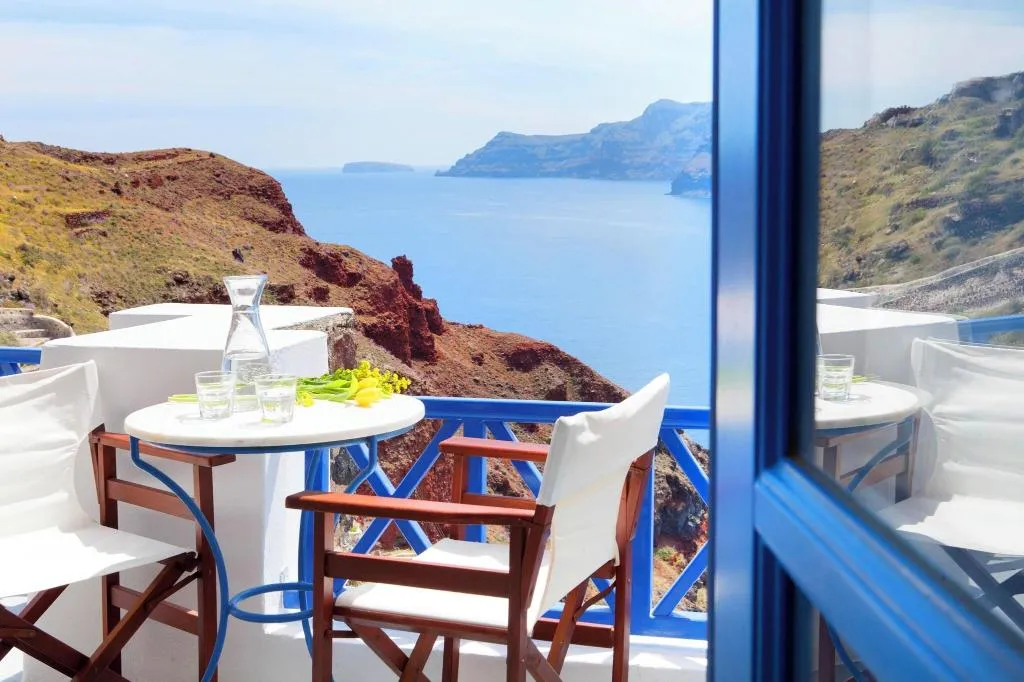 DOUBLE SEA VIEW Room, Esperas Houses Apartments, Santorini