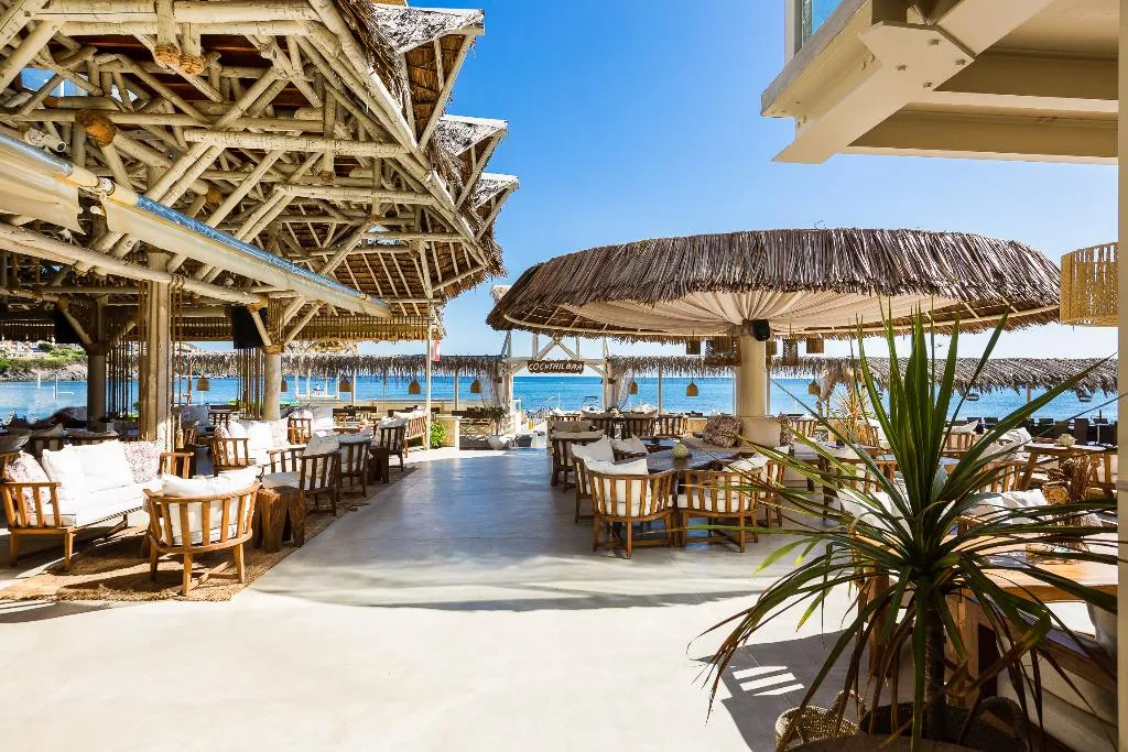 Bar, Nostos Beach Boutique Hotel, Crete