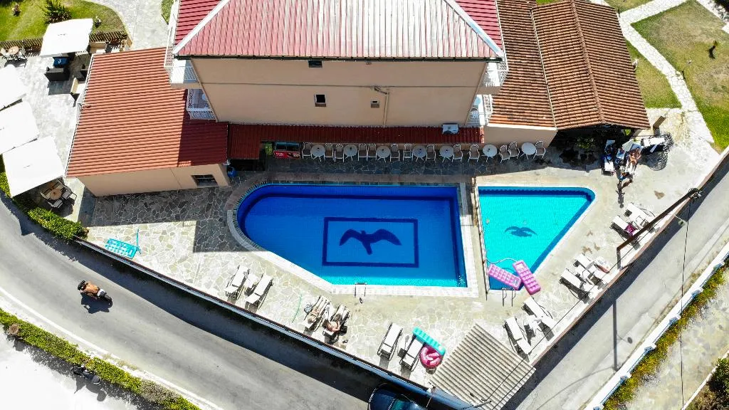 Pool, Sea Bird, Corfu