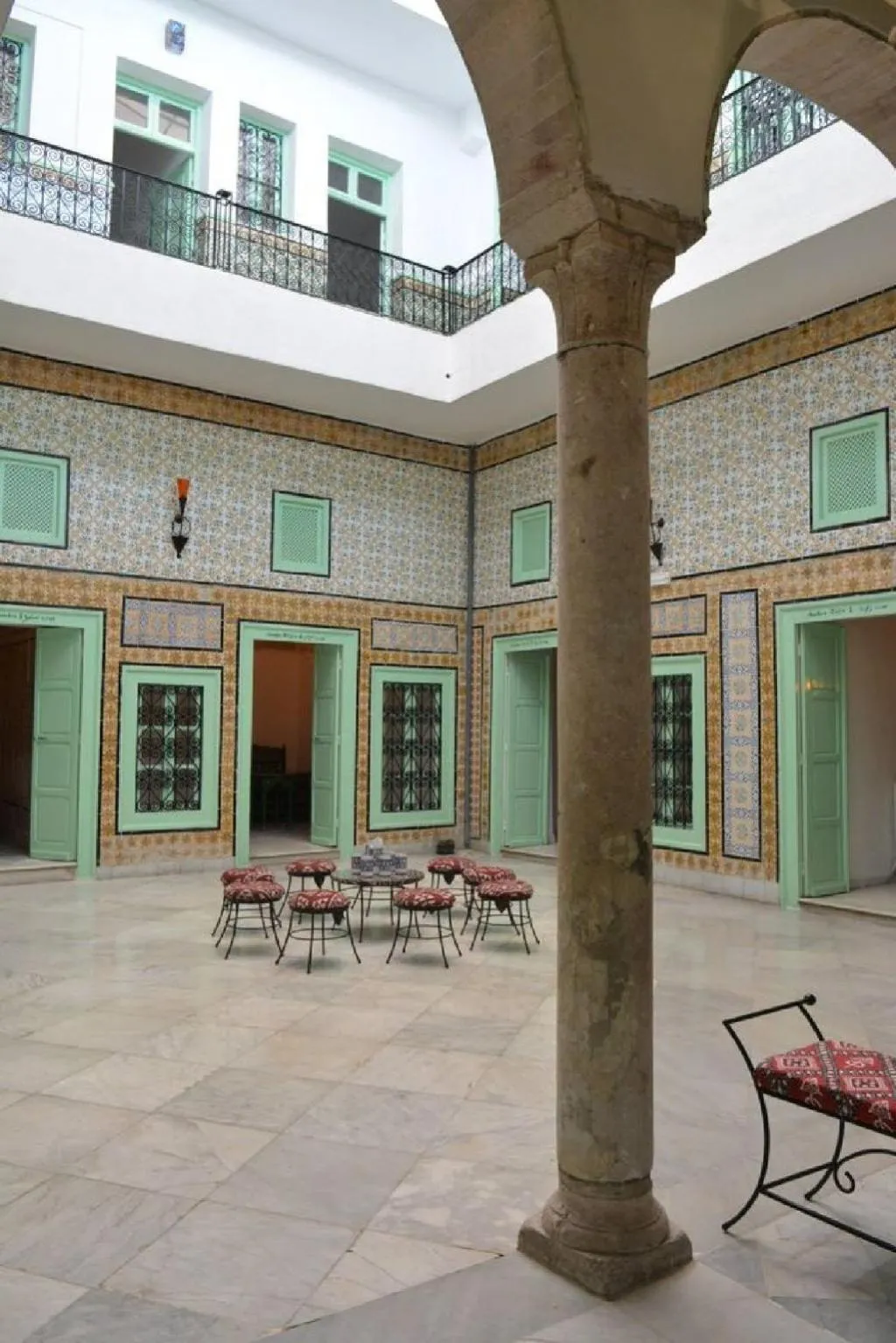 Lobby, Dar Ya Hostel, Tunisia