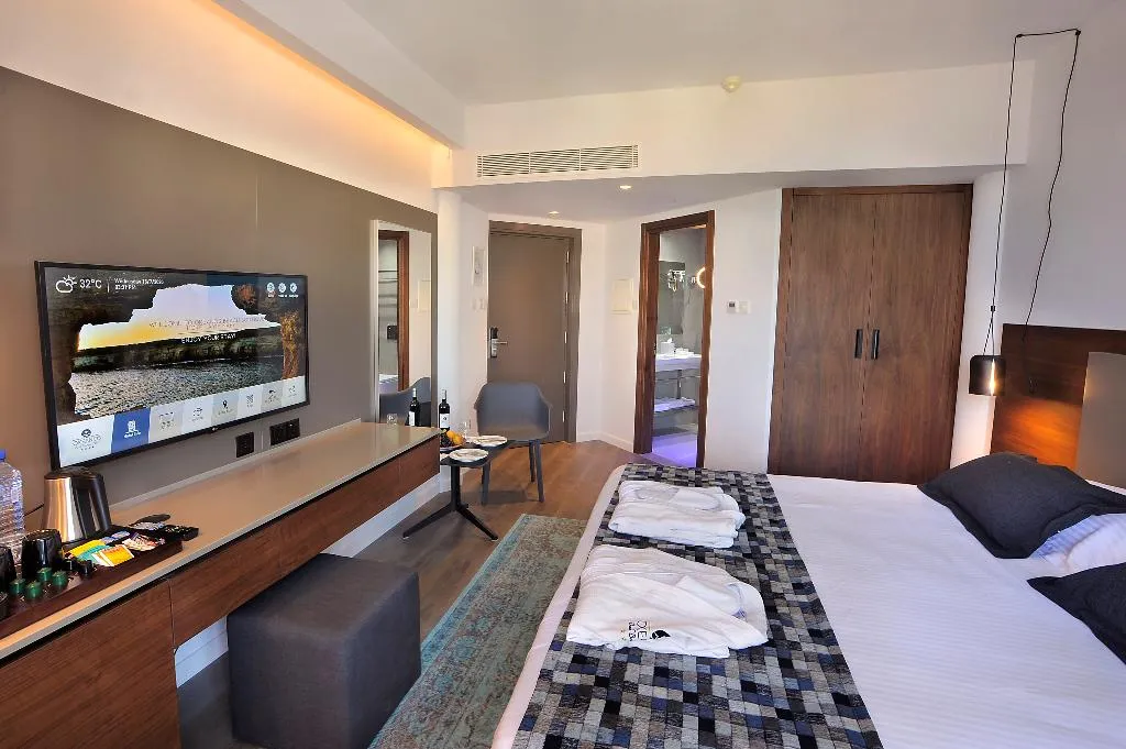 Double or Twin DELUXE SEA VIEW Room, Okeanos Beach Boutique Hotel, Cyprus