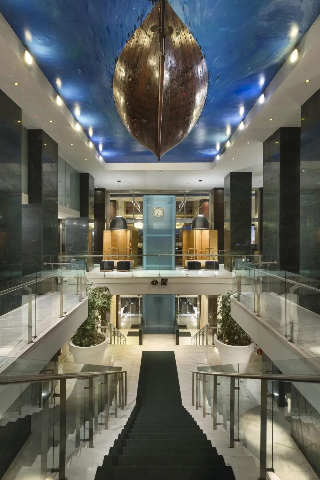 Lobby, GDM Megaron,Historical Monument Hotel, Crete
