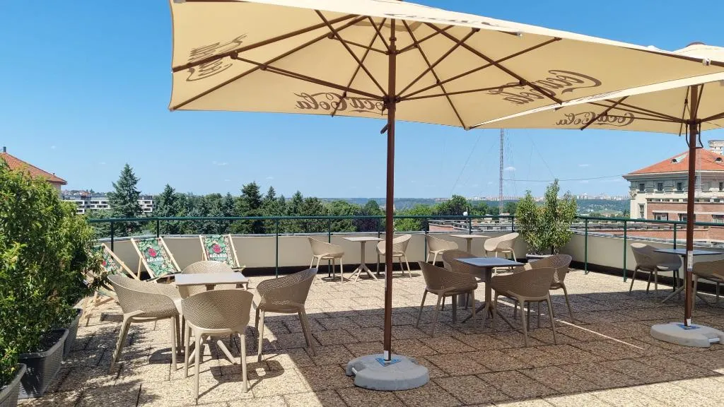 Terrace, Hotel Savoy Prague, Prague