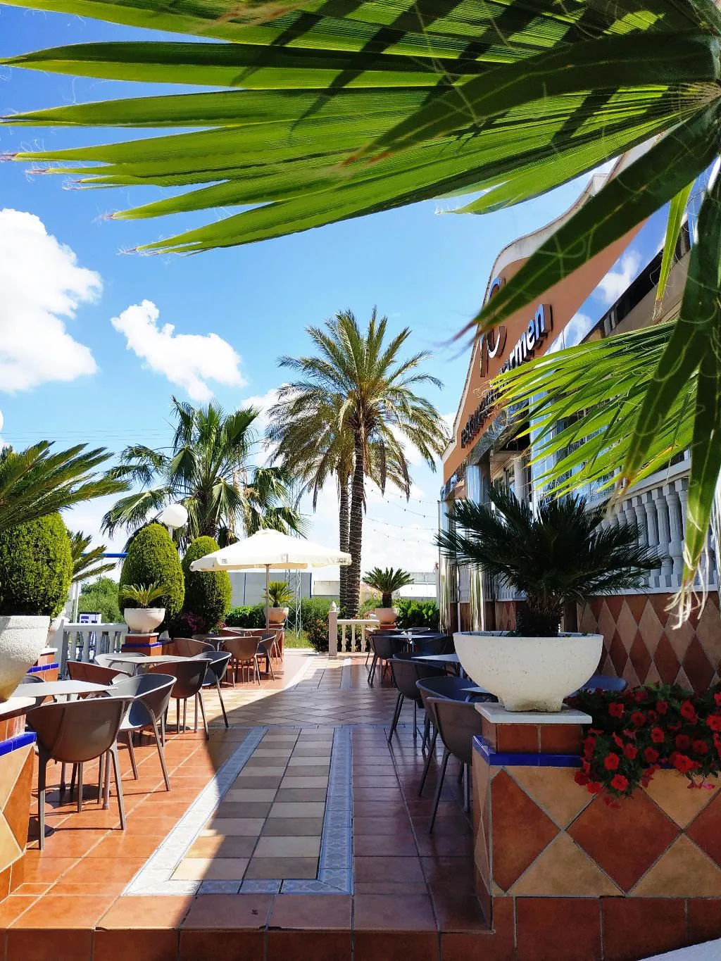 Terrace, Hotel Carmen, Costa Del Sol