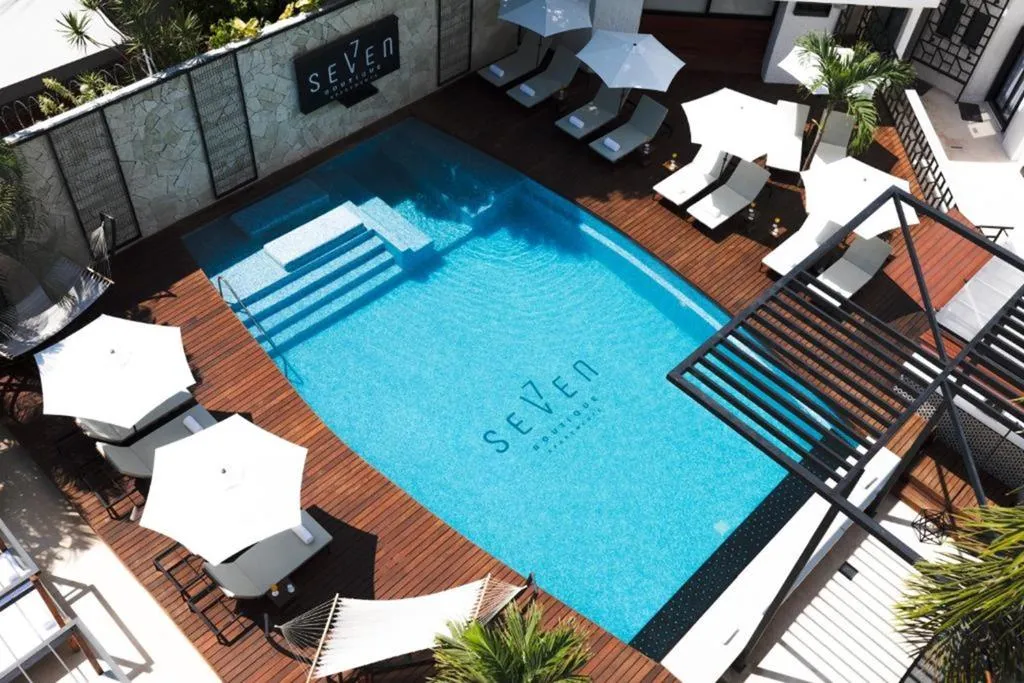 Pool, Seven Boutique Apartments Cancún, Cancun Area