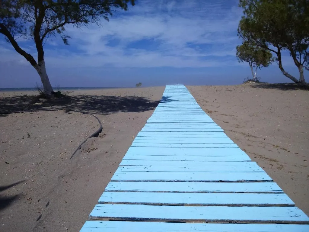 Beach, Baladinos Apartments, Crete