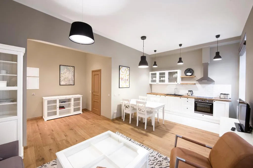 APARTMENT ONE BEDROOM ONE BATHROOM Room, Riga Lux Apartments Skolas Street 20, Riga