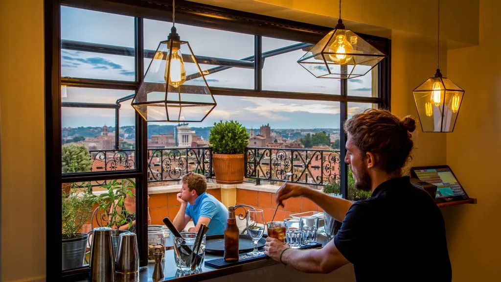 Bar, Hotel Colosseum, Rome