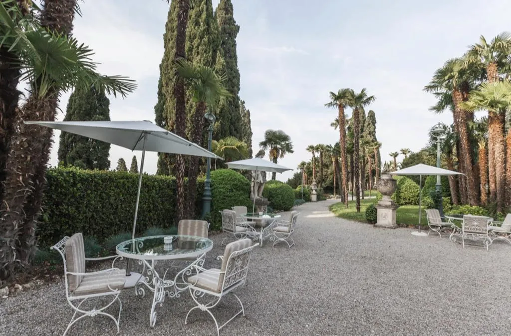Terrace, Villa Cortine Palace Hotel, Milan