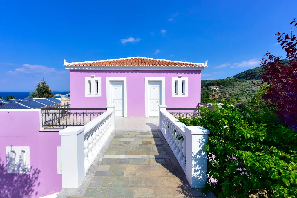 General view, Arion, Samos