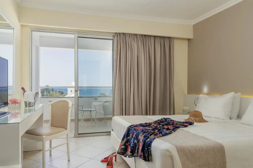 Double or Twin DELUXE SEA VIEW Room, Lindos Village Resort & Spa, Rhodes