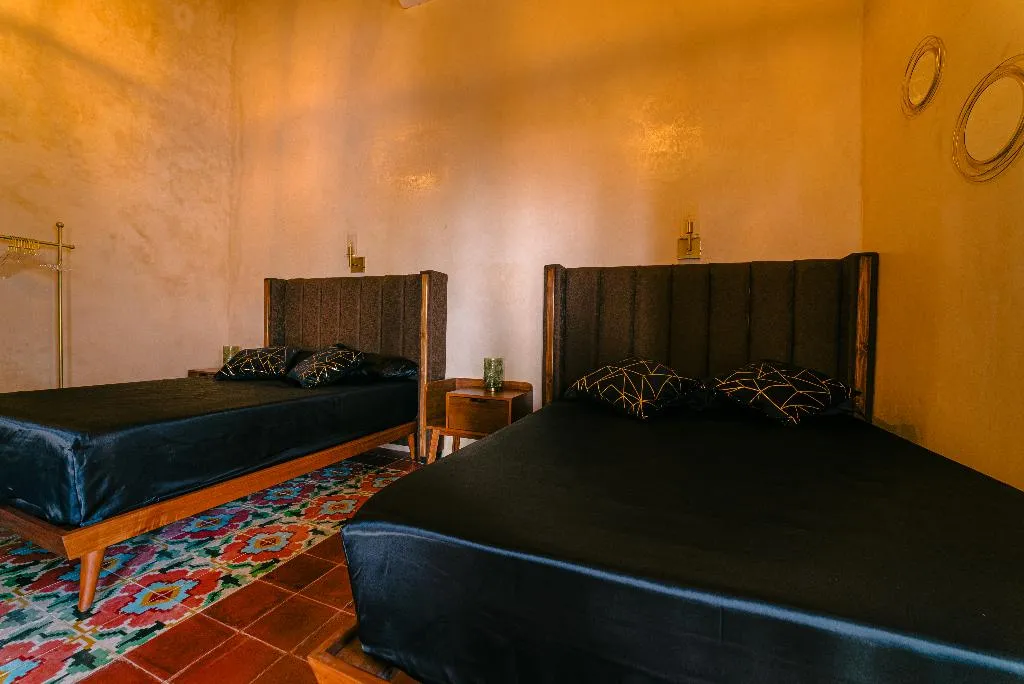 QUADRUPLE TWO DOUBLE BEDS Room, Hotel Boutique Casa Lanz Xvii, Cancun Area