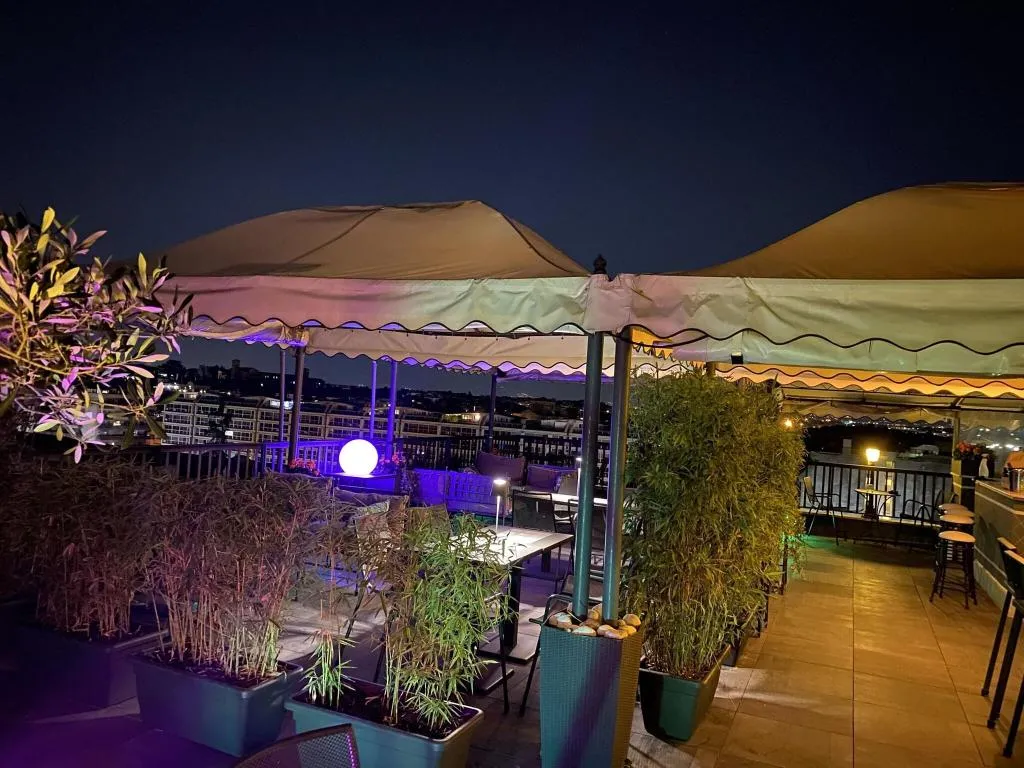 Terrace, Trilussa Palace Congress & Spa, Rome