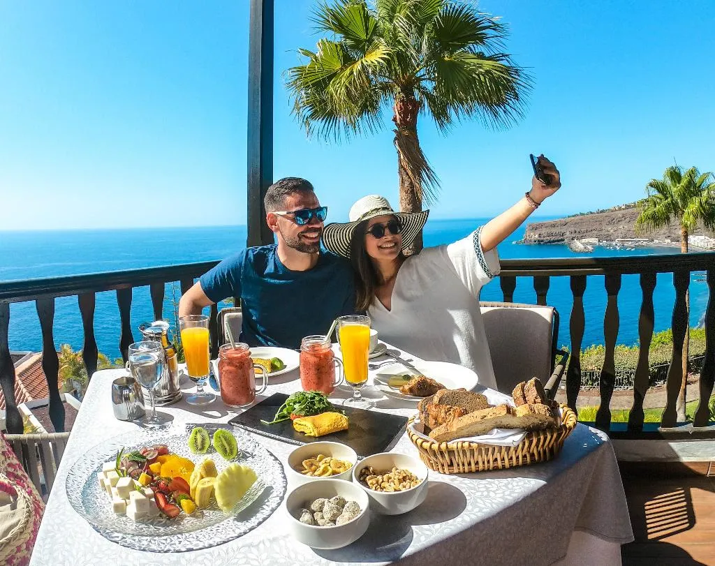 Restaurant, Hotel Jardín Tecina, La Gomera