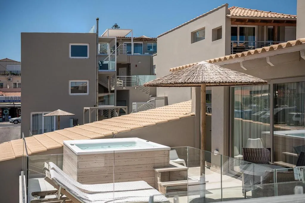 Terrace, Hotel Vergina Beach, Crete