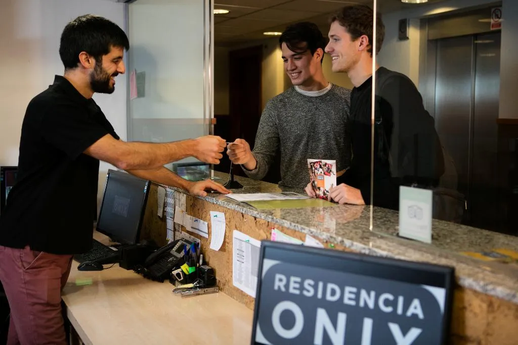 Lobby, Residencia de estudiantes Onix, Barcelona