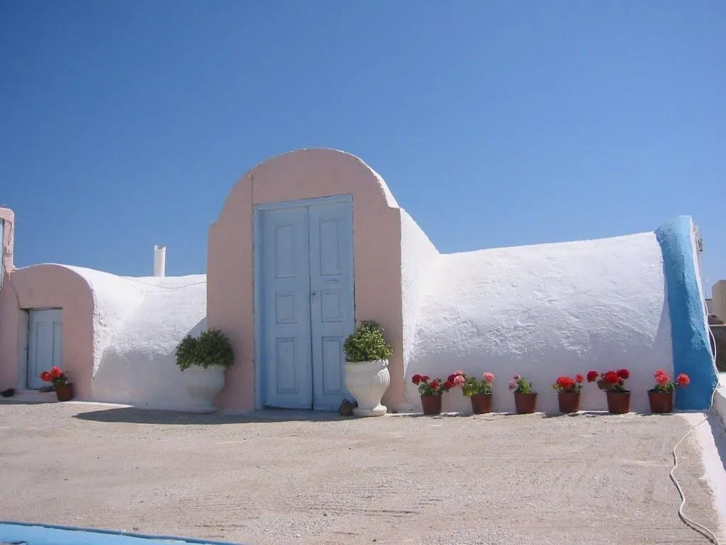 Terrace, Marcos Rooms, Santorini