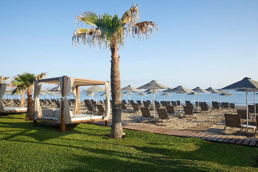 Beach, Minoa Palace Resort & Spa, Crete