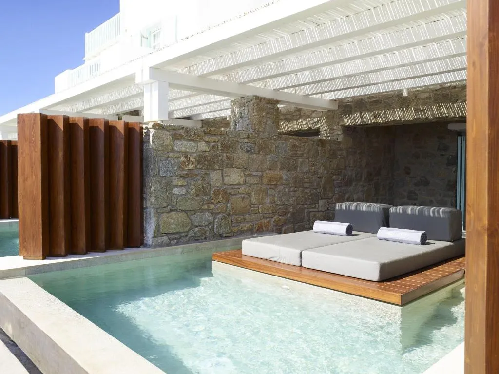 SUITE KING SIZE BED Room, Bill & Coo Suites and Lounge, Mykonos