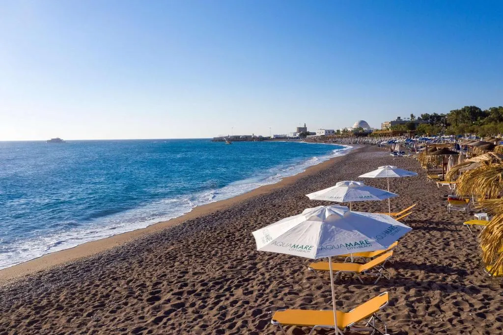 Beach, Aquamare, Rhodes