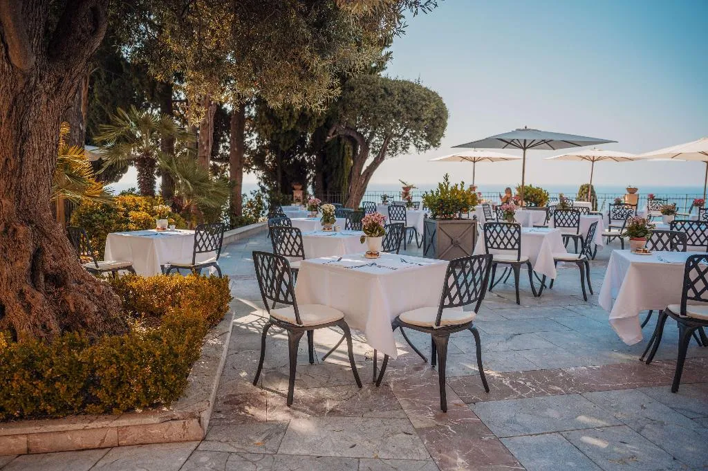 Restaurant, Grand Hotel San Pietro, Taormina