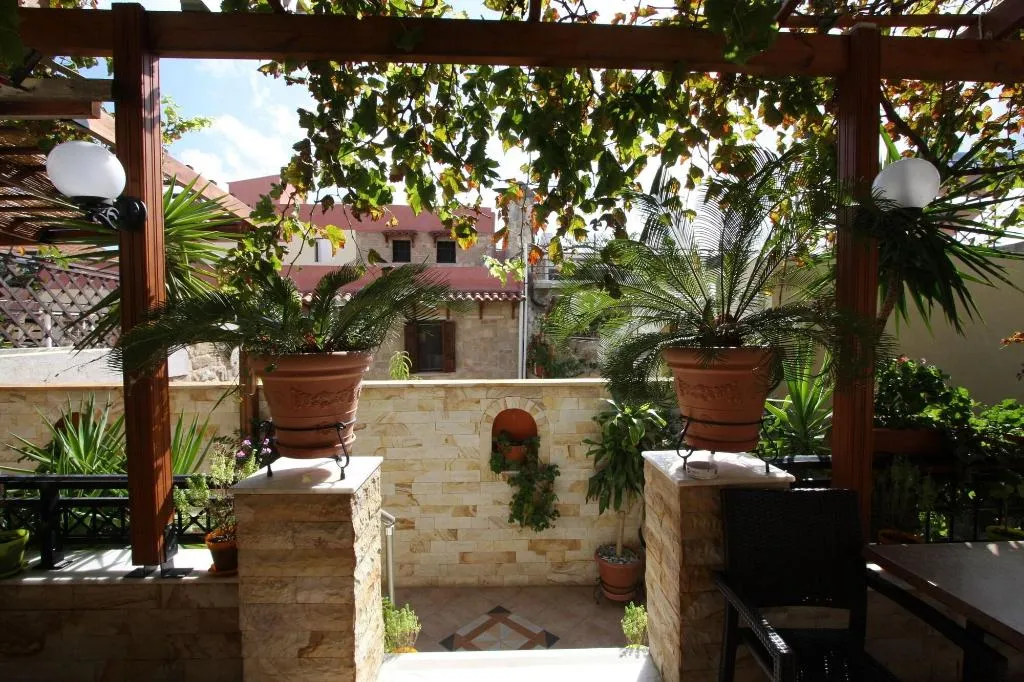 Terrace, Sofia Pension, Rhodes
