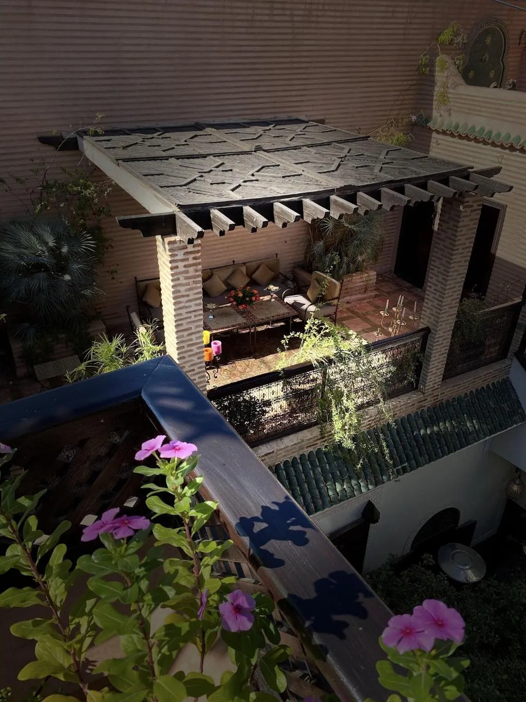 Terrace, Riad Ilayka, Marrakech