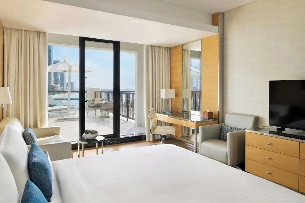 DOUBLE SEA VIEW WITH TERRACE Room, Marriott Resort Palm Jumeirah Dubai, Dubai