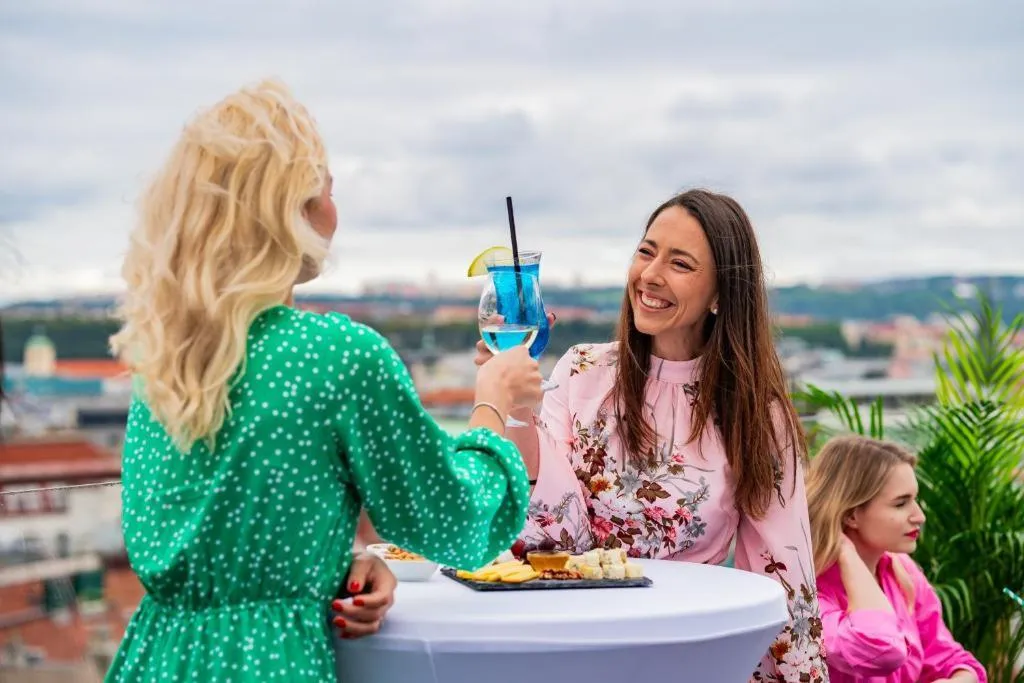 Terrace, Hotel Wenceslas Square, Prague