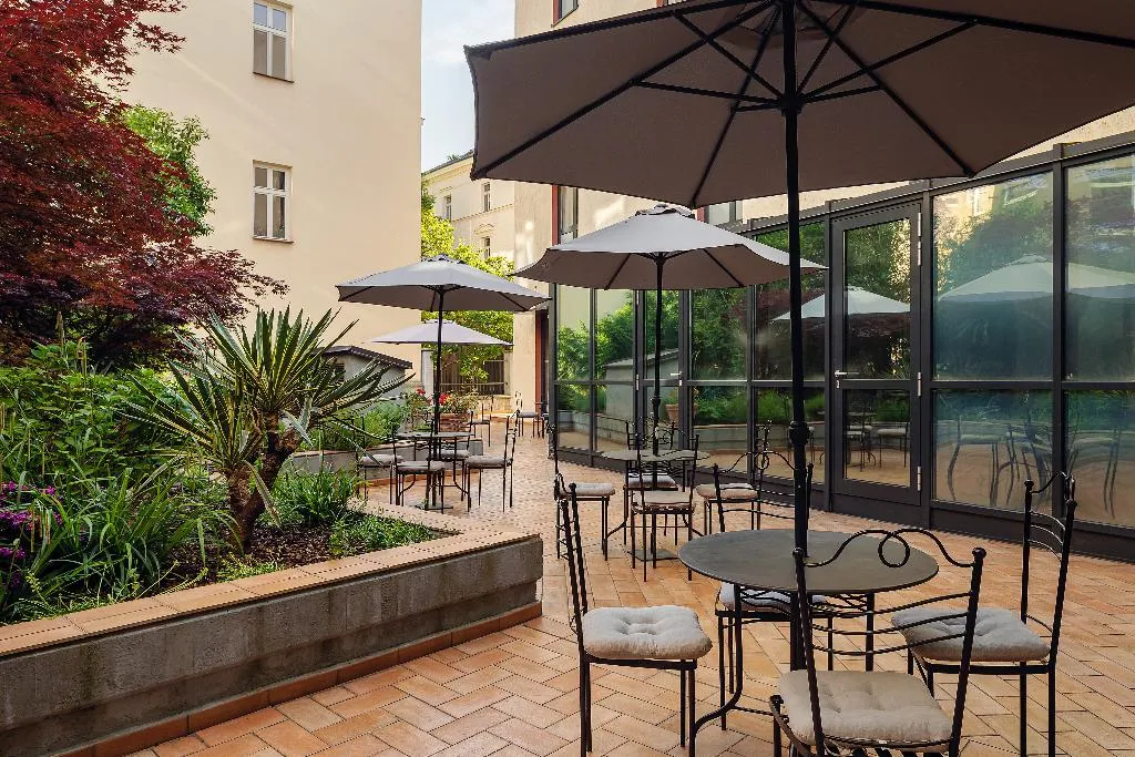 Terrace, hotel Roma Prague, Prague
