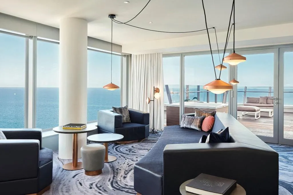 SUITE KING SIZE BED Room, W Barcelona, Barcelona