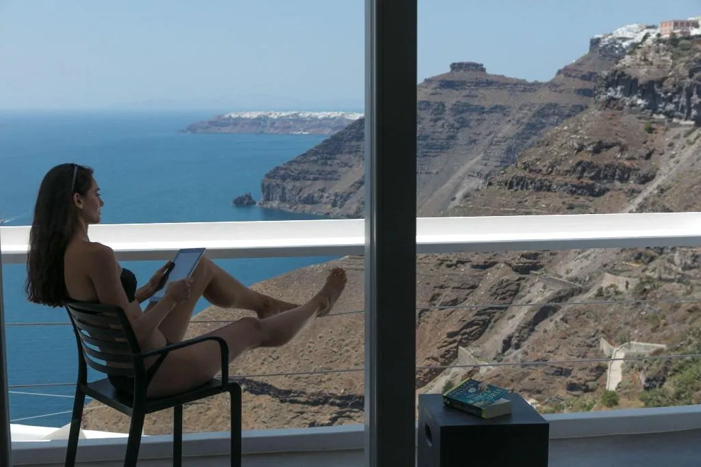 Terrace, Aria Suites, Santorini