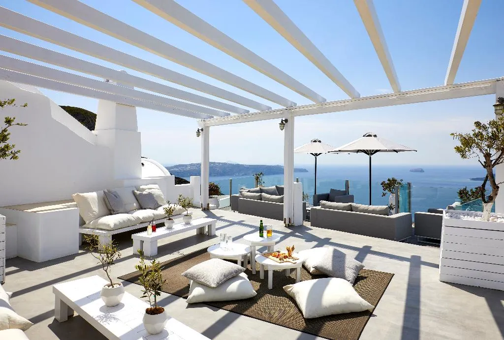 Lobby, Petit Palace, Santorini